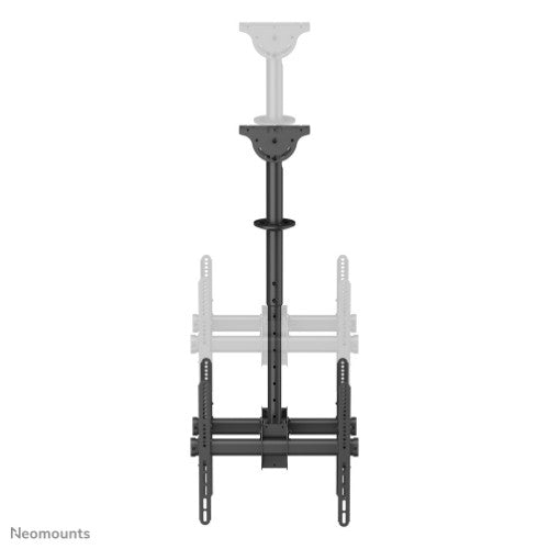 Neomounts NM-C440DBLACK Dual monitor/TV mount ceiling 32-60" - h 56-91 cm