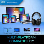 Adesso Xtream P600 Headset Wired & Wireless Head-band Calls/Music Bluetooth Black