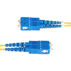 StarTech.com 3m (9.8ft) LC to SC (UPC) OS2 Single Mode Duplex Fiber Optic Cable, 9/125µm, 100G, Bend Insensitive, Low Insertion Loss - LSZH Fiber Jumper Cord