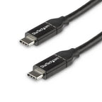 StarTech.com 1.6ft (50cm) USB-C Fast Charging Cable, Charge & Sync, 100W (5A) PD, USB 2.0, USB-IF Certified - USB C Charging Cord