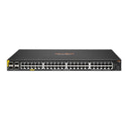 HPE Aruba Networking Aruba 6100 48G Class4 PoE 4SFP+ 370W Managed L3 Gigabit Ethernet (10/100/1000) Power over Ethernet (PoE) 1U Black