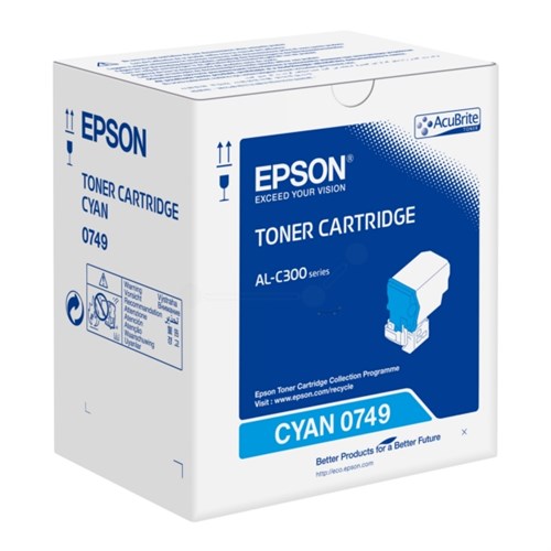 Epson C13S050749/0749 Toner-kit cyan, 8.8K pages ISO/IEC 19752 for Epson AL-C 300