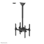 Neomounts NM-C440DBLACK Dual monitor/TV mount ceiling 32-60" - h 56-91 cm