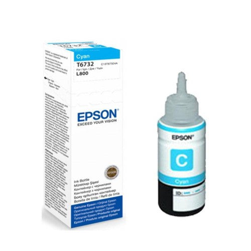 Epson C13T67324A/T6732 Ink bottle cyan, 1.8K pages 70ml for Epson L 800
