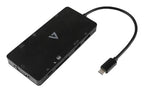 V7 UCMINIDOCK-ALTHV laptop dock/port replicator Docking USB 3.2 Gen 1 (3.1 Gen 1) Type-C Black