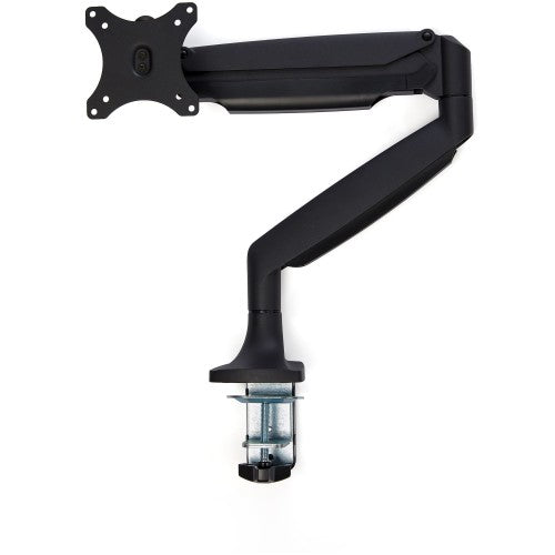 StarTech.com Desk Mount Monitor Arm - Heavy Duty Ergonomic VESA Monitor Arm - Single 32" (19.8lb/9kg) Display - Full Motion, Height Adjustable, Articulating - Aluminum - C-Clamp/Grommet- Black