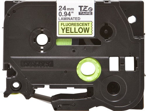 Brother TZE-C51 DirectLabel black on yellow Laminat 24mm x 5m for Brother P-Touch TZ 3.5-24mm/HSE/36mm/6-24mm/6-36mm