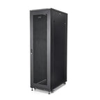 StarTech.com 4-Post 42U Server Rack Cabinet, 19" Data Rack Cabinet for Computer / AV / IT Equipment mount, Rack Server Enclosure with Casters, Full Size Industrial Network Storage