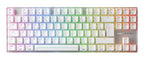 CHERRY MX 8.2 Pro TMR Wireless keyboard Gaming USB + RF Wireless + Bluetooth QWERTZ German Silver, White