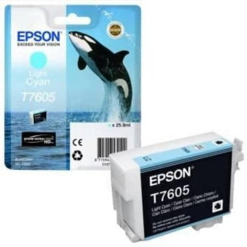 Epson C13T76024010/T7602 Ink cartridge cyan, 2.2K pages 25,9ml for Epson SC-P 600