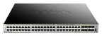 D-Link 48-Port PoE L3 Stackable Managed Gigabit Switch including 4 x 1000BaseT/SFP & 4 x 10GE SFP+