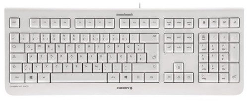 CHERRY KC 1000 keyboard Home USB Swiss Grey