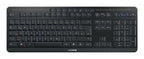 CHERRY Stream ultimate keyboard Home/Office USB + RF Wireless + Bluetooth QWERTZ German Black