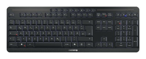 CHERRY Stream ultimate keyboard Home/Office USB + RF Wireless + Bluetooth QWERTZ German Black