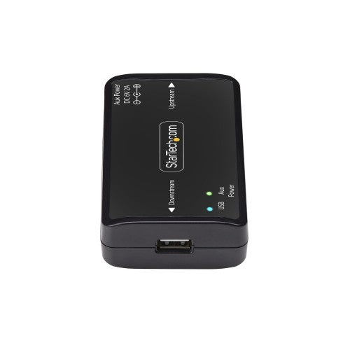 StarTech.com USB Galvanic Isolator, Up To 6KV, Electrical Noise Isolator, IP40, DIN Rail Mount, Isolated Power Filter, USB 2.0/1.1, 5V/250mA, Plug-and-Play, TAA