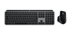 Logitech Master MX Keys S Combo for Mac keyboard Mouse included Home/Office RF Wireless + Bluetooth QWERTY UK English Aluminium, Black