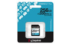 Kingston Technology Canvas Go! Plus 256GB SDXC Canvas Go Plus Gen4 200MB/s C10 UHS-I U3 V30