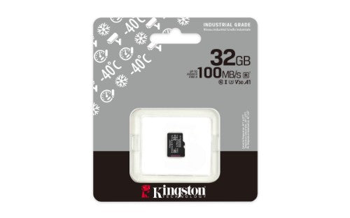 Kingston Technology 32GB microSDHC Industrial C10 A1 pSLC Card Single Pack w/o Adapter