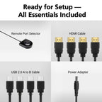 ATEN 4-Port USB 4K HDMI KVMP™ Switch