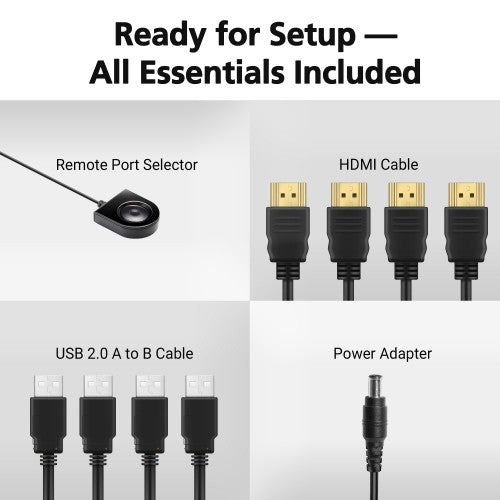 ATEN 4-Port USB 4K HDMI KVMP™ Switch