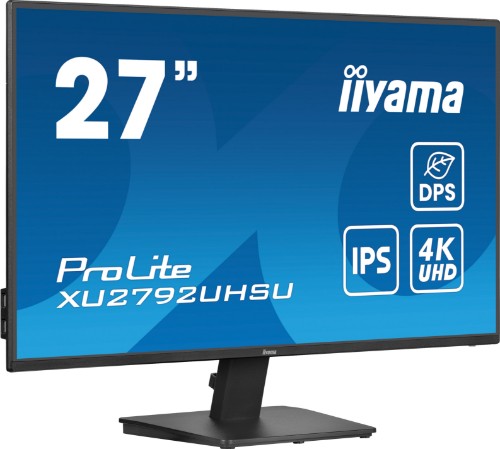 iiyama ProLite 27’’ IPS technology panel featuring 4K resolution and Dynamic Power Saving (DPS)