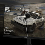 Acer NITRO QG1 Nitro QG241YX1 gaming monitor - 23.8", Full HD, 200Hz, 0.5ms, FreeSync Premium, HDR 10, HDMI & DP