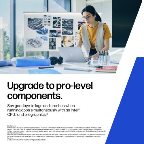 HP ZBook 8 G1i Intel Core Ultra 7 255H Mobile workstation 35.6 cm (14") 2.5K 32 GB DDR5-SDRAM 1 TB SSD NVIDIA RTX 500 Ada Wi-Fi 7 (802.11be) Windows 11 Pro AI Workstation, AI PC Silver