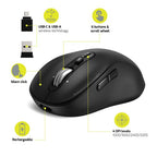 Port Designs 900707C mouse Home Right-hand RF Wireless + Bluetooth 3200 DPI