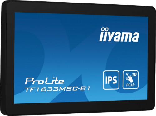 iiyama ProLite 15.6" PCAP 10 points multi-touch open frame monitor with edge-to-edge glass and IPS panel technology