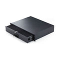 StarTech.com 2U Steel Lockable 19in Rackmount Drawer for AV, Network, Server Cabinets, 22lb (10kg) Capacity, Rear Cable Pass-through Holes, Keys Included