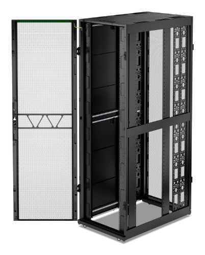 APC NetShelter SX, Server Rack Enclosure, Gen 2, 52U, 2436H x 750W x 1200D mm, with Sides, Black