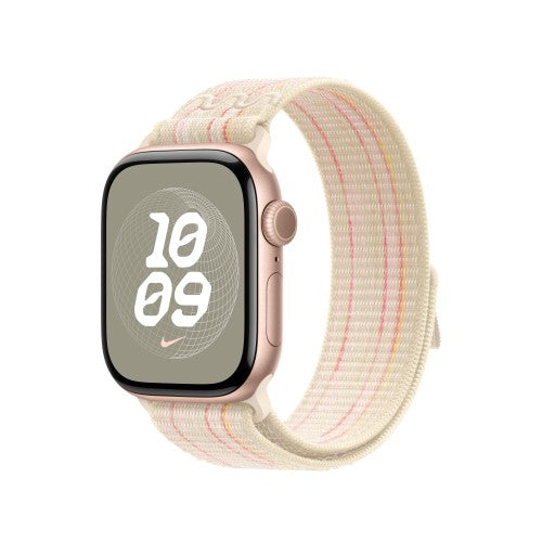 Apple 42mm Starlight/Pink Nike Sport Loop