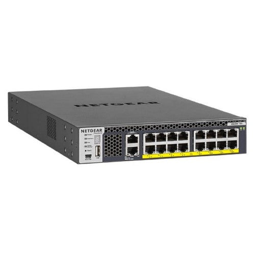 NETGEAR M4300-16X Managed L3 10G Ethernet (100/1000/10000) Power over Ethernet (PoE) 1U Black