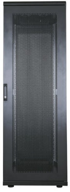 Intellinet 19" Server Cabinet - Free Standing, 26U, 600x1000mm (width x depth), Black, Flatpack, Max 1500kg, Multi-Point Door Lock, One Lock Per Side Panel, Usable Depth 123 to 773mm, IP20 rated, Rack, Steel