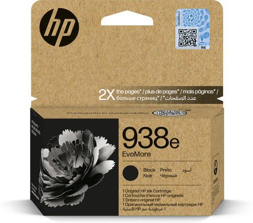 HP 4S6Y2PE/938E Printhead cartridge black Evomore, 2K pages ISO/IEC 19752 for HP OJ Pro 9100/e