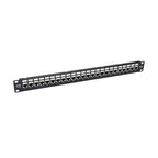 Tripp Lite N254-024-SH-6A 24-Port 1U Rack-Mount STP Shielded Cat6a Feedthrough Patch Panel, RJ45 Ethernet, TAA