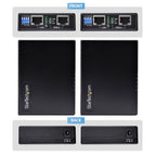 StarTech.com VDSL2 Ethernet Extender Kit over Single Pair Wire, Up to 0.6mi (1km) Long Range LAN Repeater over Phone Line/CAT5e/CAT6, Up to 300Mbps, Replacement for 110VDSLEXTEU - TAA