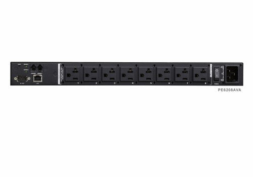 ATEN 1U AV 16A 8 Outlet Switched Bank Metered PDU + Free Eco PDU Manager Software
