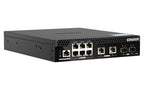 QNAP QSW-M2106PR-2S2T network switch Managed L2 10G Ethernet (100/1000/10000) Power over Ethernet (PoE) 1U Black
