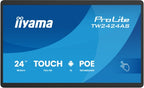 iiyama TW2424AS-B3P Signage Display Interactive flat panel 60.5 cm (23.8") Wi-Fi 450 cd/m² Full HD Black Touchscreen Built-in processor Android 24/7