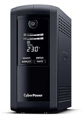 CyberPower VP700EILCD uninterruptible power supply (UPS) Line-Interactive 0.7 kVA 390 W 6 AC outlet(s)