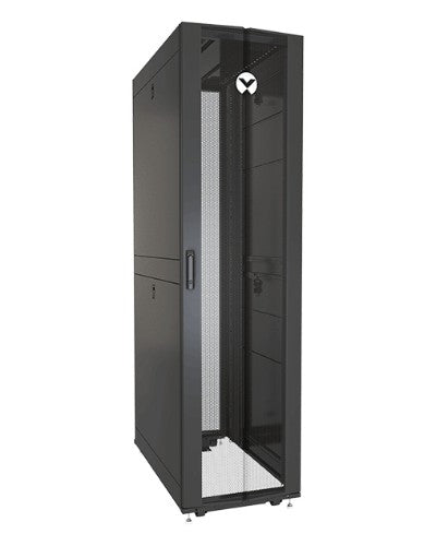 Vertiv VR3157SP rack cabinet 48U Freestanding rack Black, Transparent