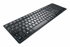 CHERRY KW X ULP keyboard Home/Office USB + RF Wireless + Bluetooth QWERTZ Swiss Black