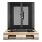 APC NetShelter SX, Server Rack Enclosure, 12U, Shock Packaging, Black, 658H x 600W x 1070D mm