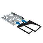StarTech.com Dual 2.5" to 3.5" HDD Bracket for SATA Hard Drives - 2 Drive 2.5" to 3.5" Bracket for Mounting Bay - TAA