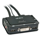 Lindy 2 Port DVI-D Single Link, USB 2.0 and Audio KVM Switch Compact
