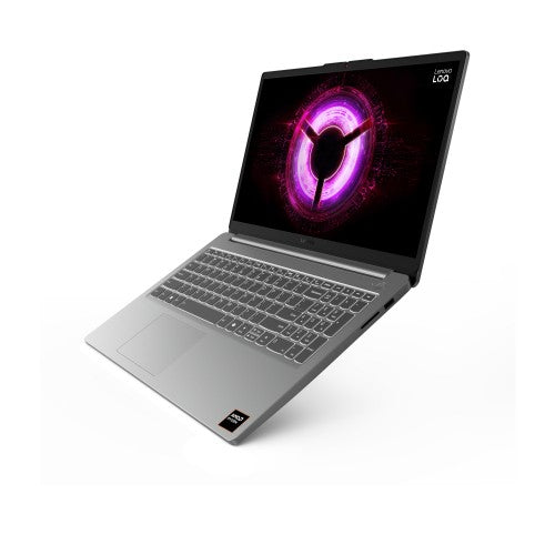 Lenovo LOQ 15ARP10E AMD Ryzen™ 7 7735HS Laptop 39.6 cm (15.6") Full HD 16 GB DDR5-SDRAM 512 GB SSD NVIDIA GeForce RTX 3050 Wi-Fi 6 (802.11ax) Windows 11 Home Grey English