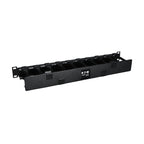 Tripp Lite SRCABLEDUCT1UHD SmartRack 1U High Capacity Horizontal Cable Manager - Finger duct with dual-hinge cover