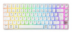 CHERRY XTRFY K33 Compact Wireless keyboard Gaming USB + RF Wireless + Bluetooth QWERTZ German White