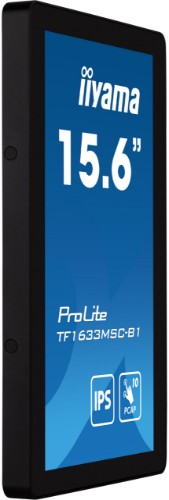 iiyama ProLite 15.6" PCAP 10 points multi-touch open frame monitor with edge-to-edge glass and IPS panel technology